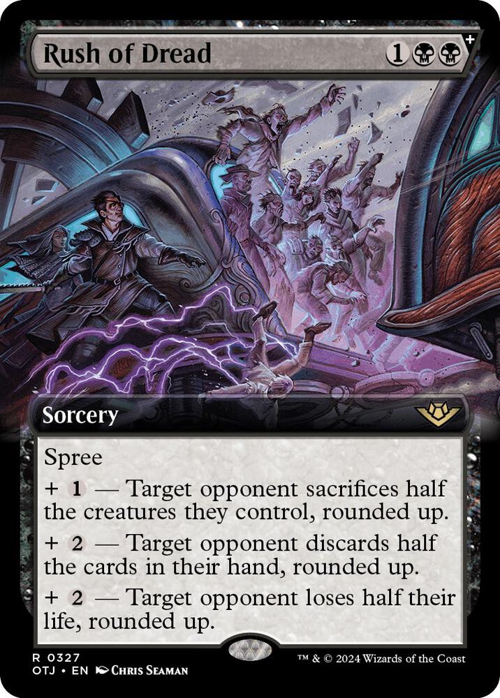 Rush of Dread (Extended Art) card image