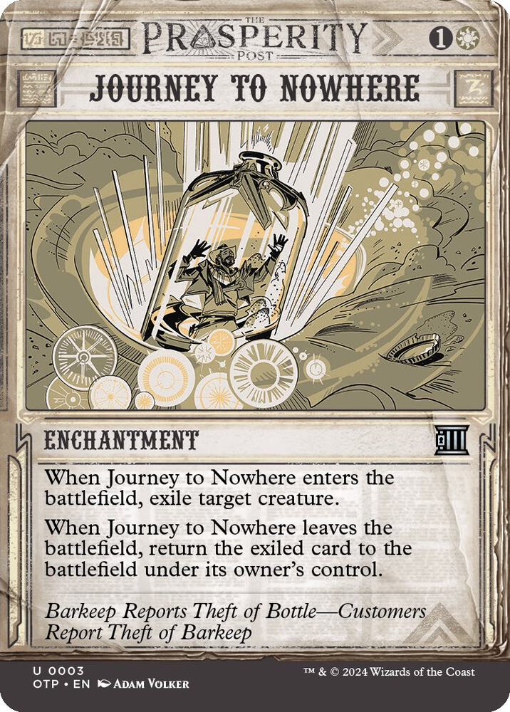 Journey to Nowhere card image