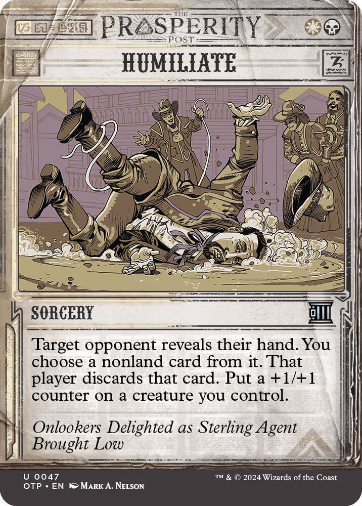Humiliate card image