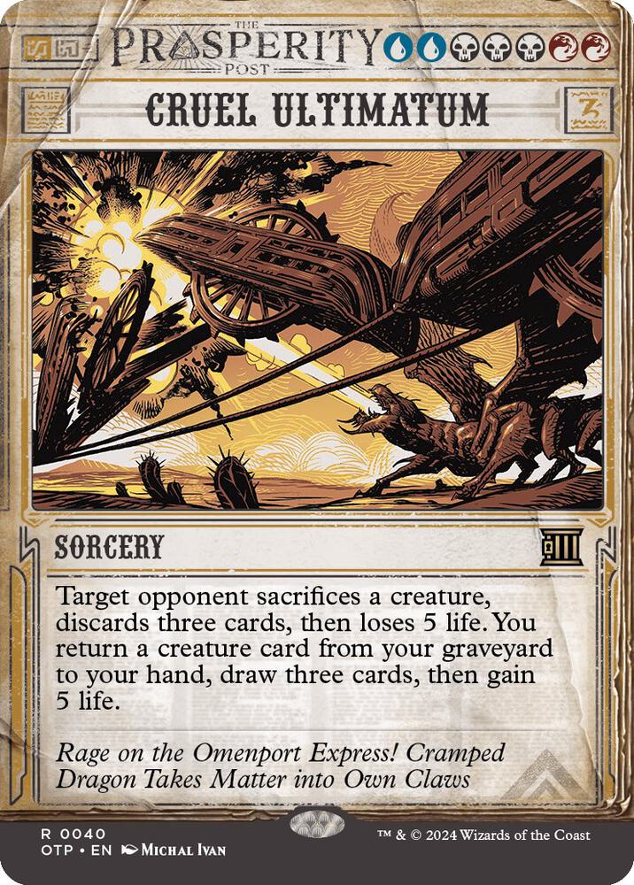 Cruel Ultimatum card image