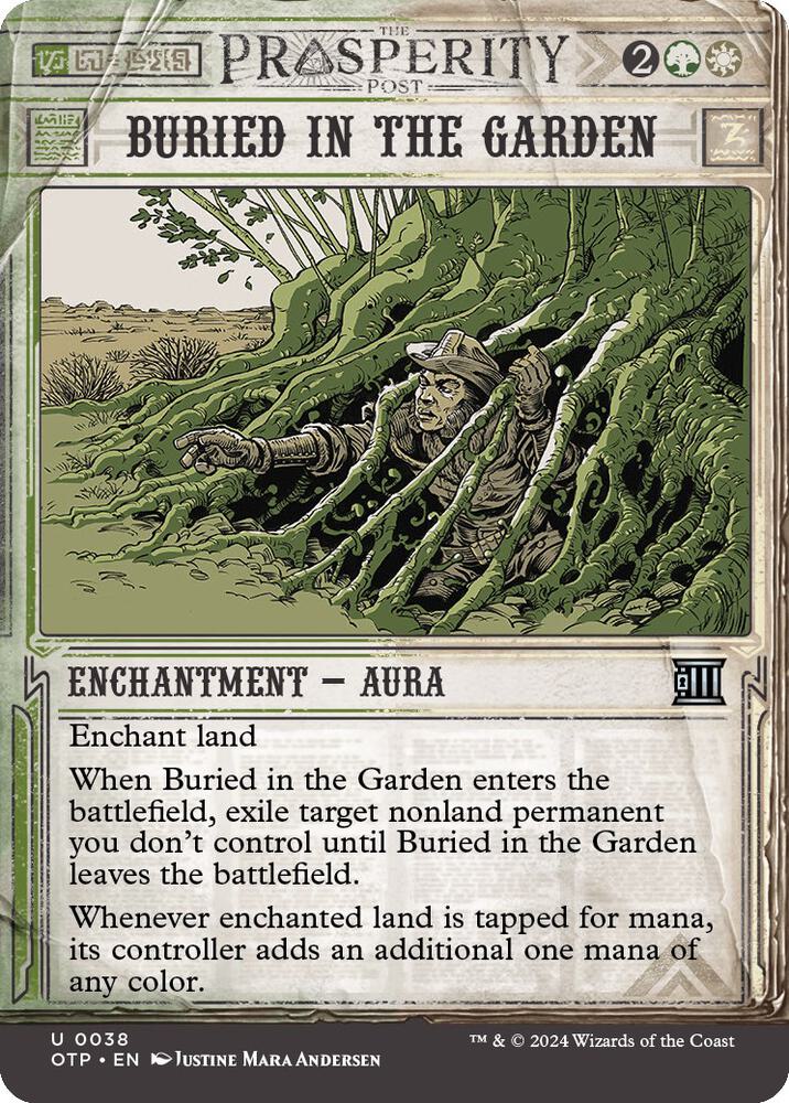 Buried in the Garden card image