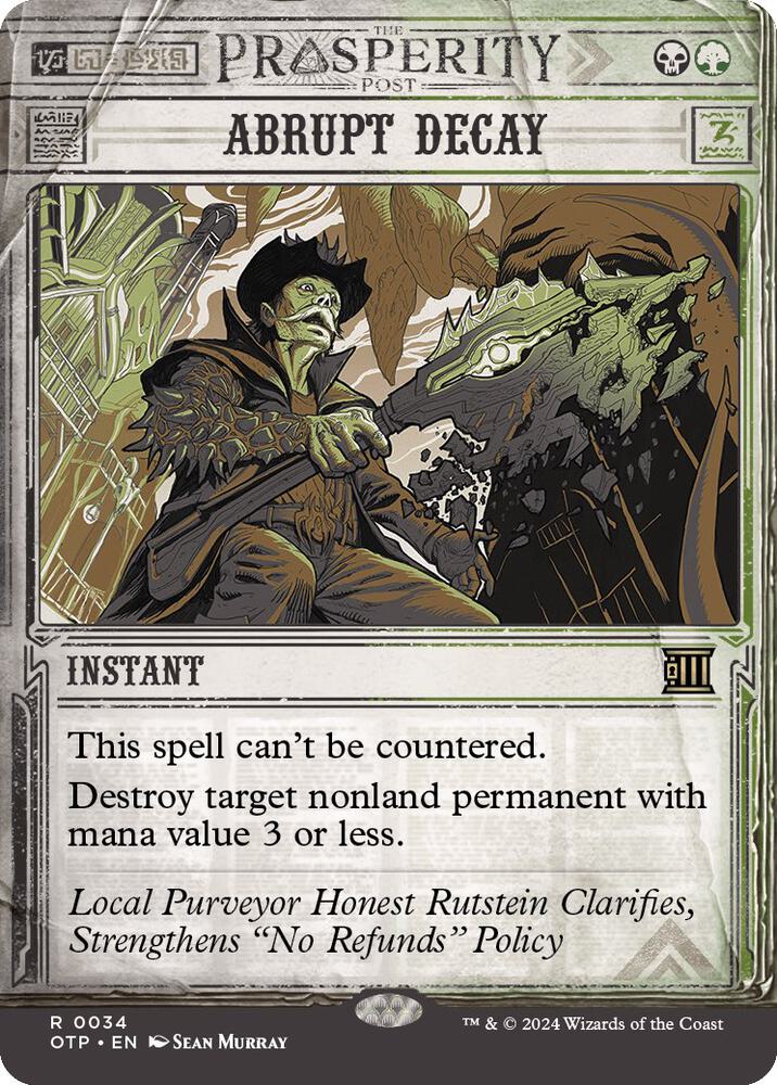 Abrupt Decay card image