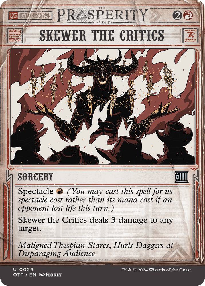 Skewer the Critics card image