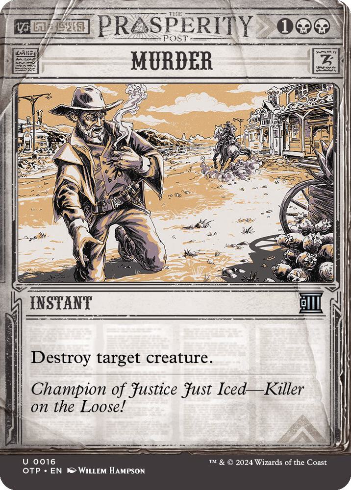 Murder card image