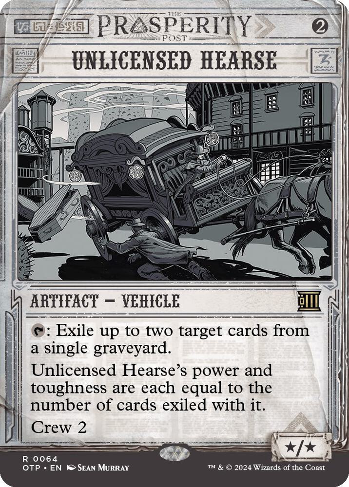 Unlicensed Hearse card image