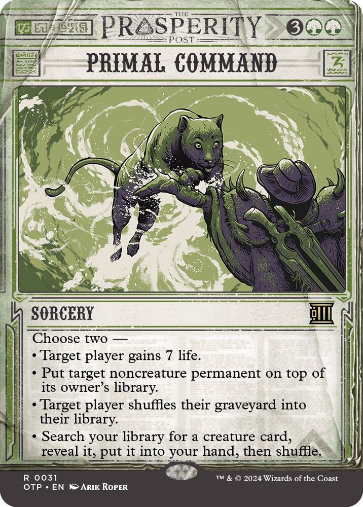 Primal Command card image