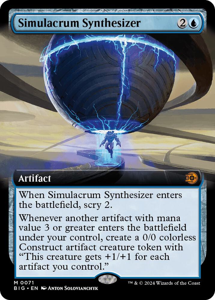 Simulacrum Synthesizer (Extended Art) card image