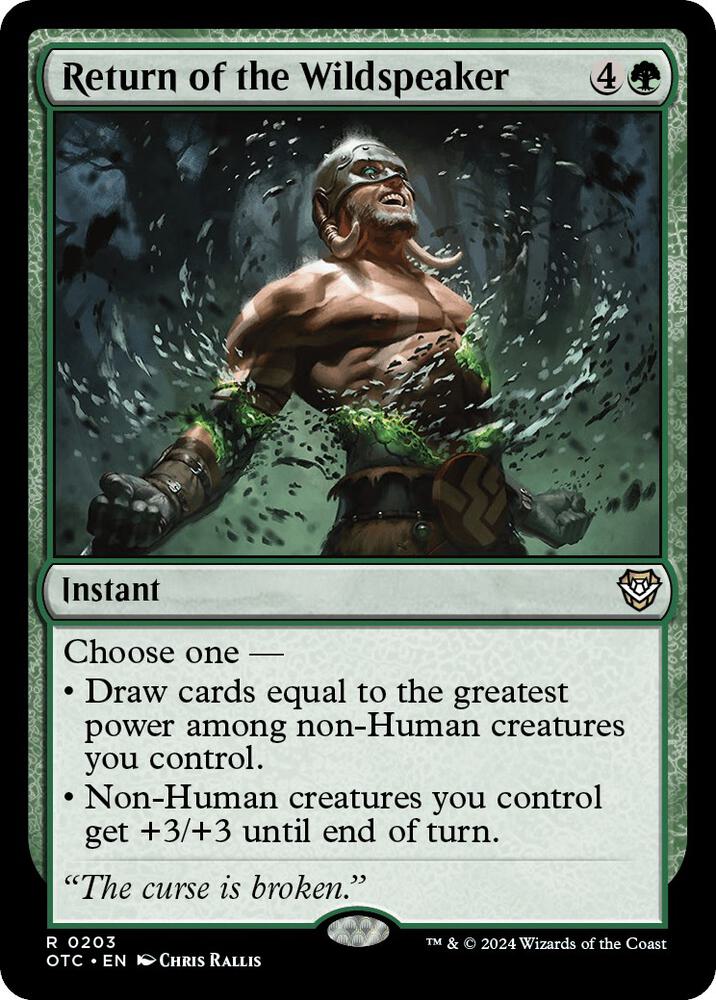 Return of the Wildspeaker card image
