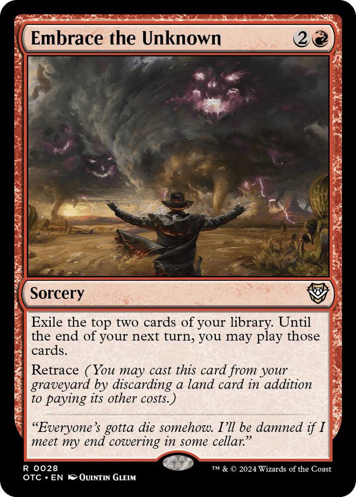 Embrace the Unknown card image