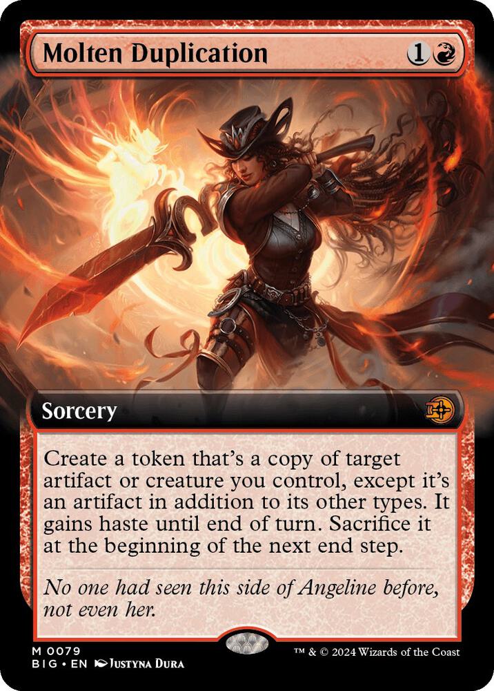 Molten Duplication (Extended Art) card image