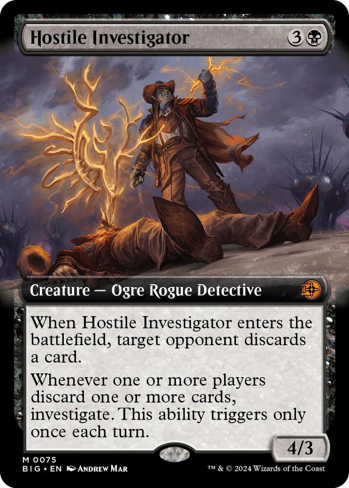 Hostile Investigator (Extended Art) card image