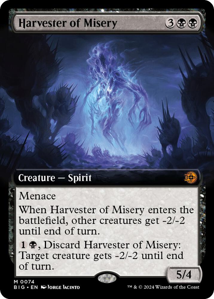 Harvester of Misery (Extended Art) card image