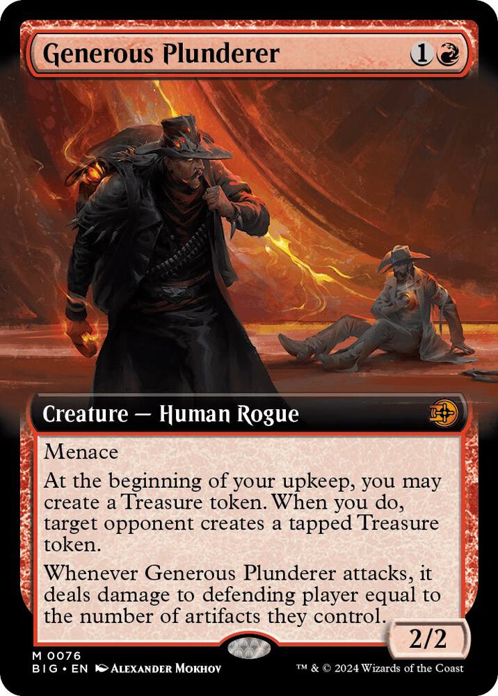 Generous Plunderer (Extended Art) card image