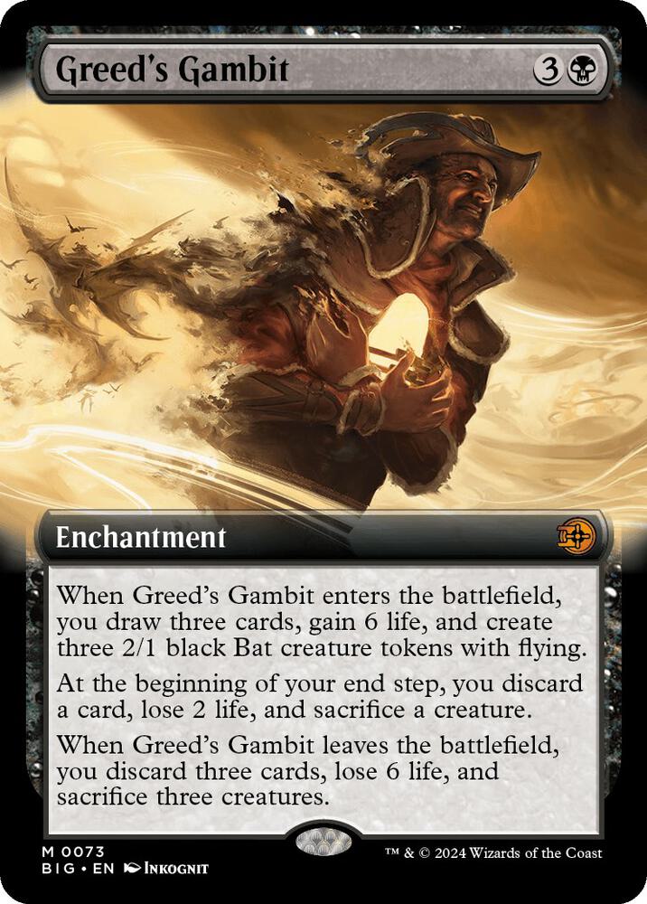 Greed's Gambit (Extended Art) card image