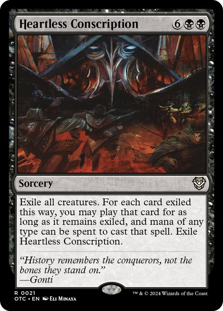 Heartless Conscription card image