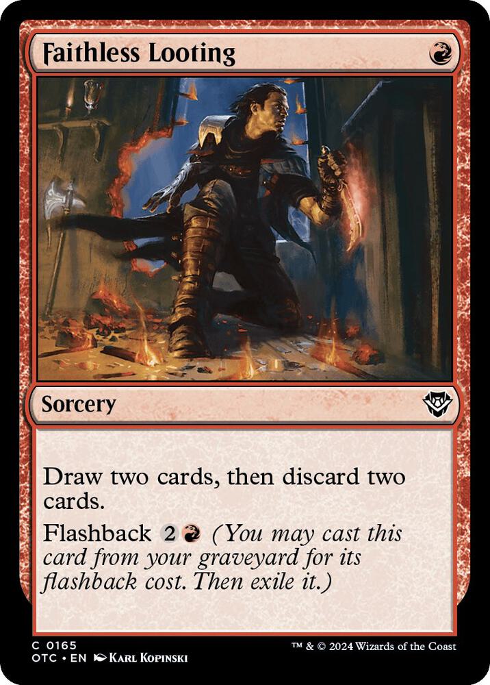 Faithless Looting card image