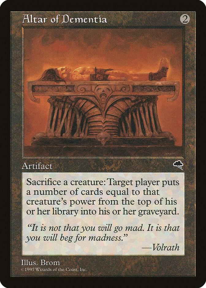 Altar of Dementia card image