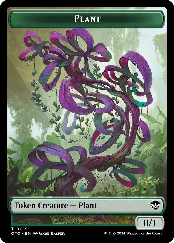 Plant // Sand Warrior Double-Sided Token card image
