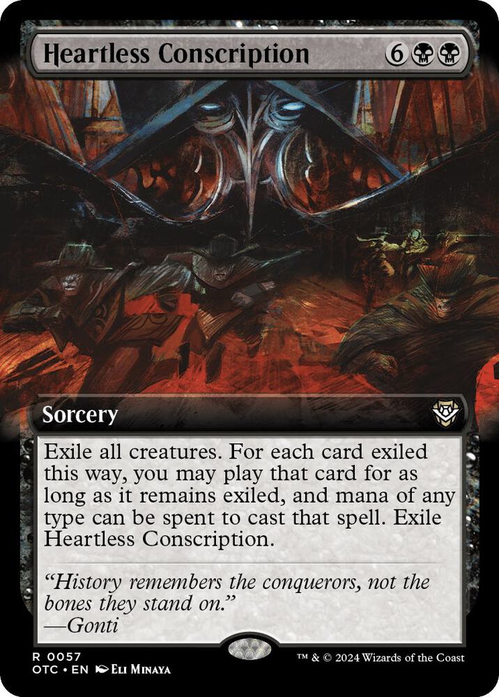 Heartless Conscription (Extended Art) card image