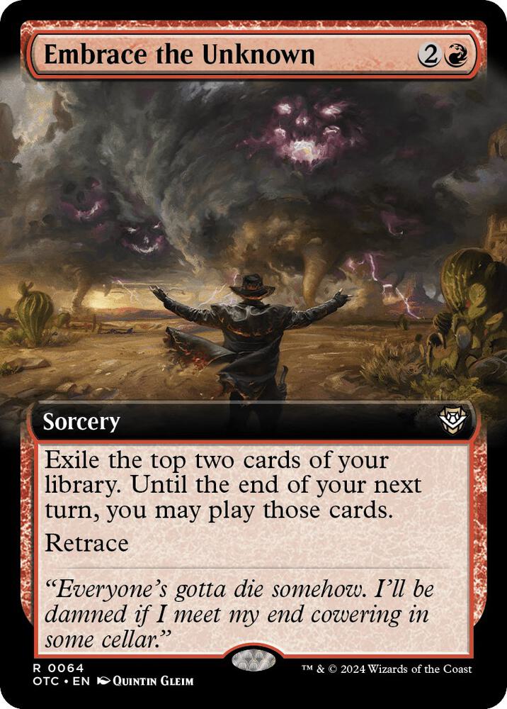 Embrace the Unknown (Extended Art) card image