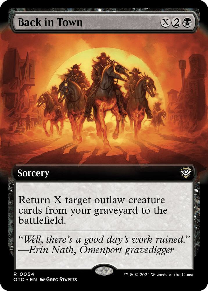 Back in Town (Extended Art) card image