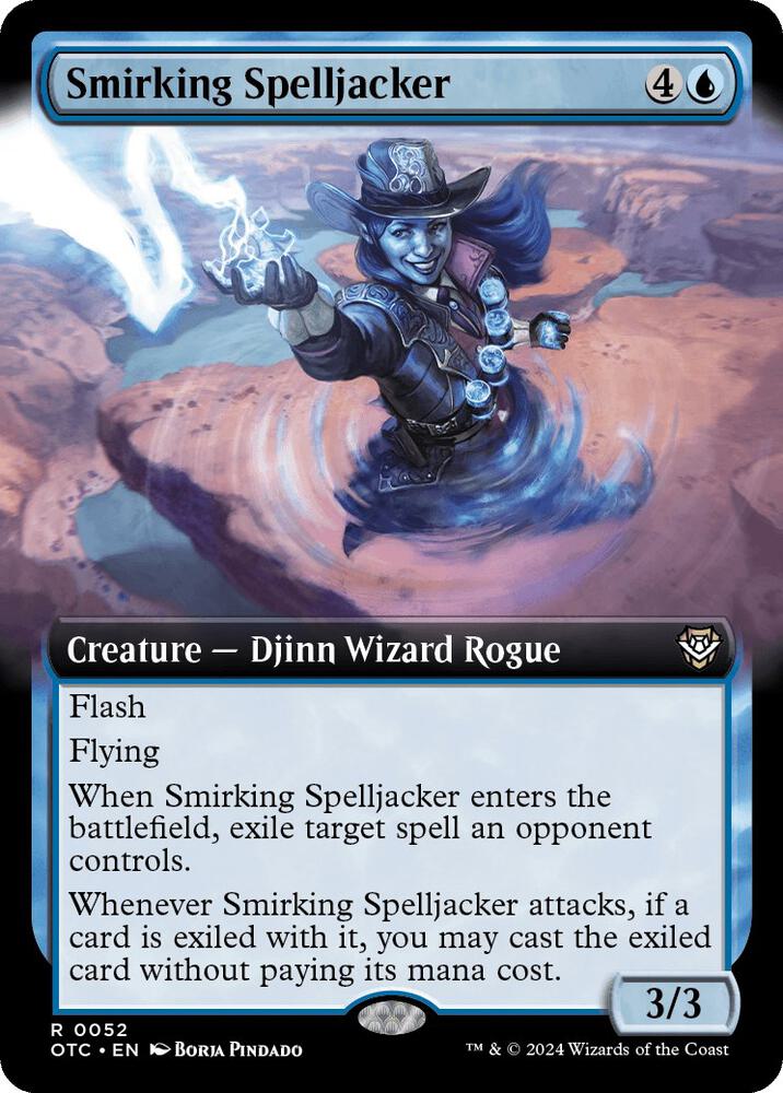 Smirking Spelljacker (Extended Art) card image