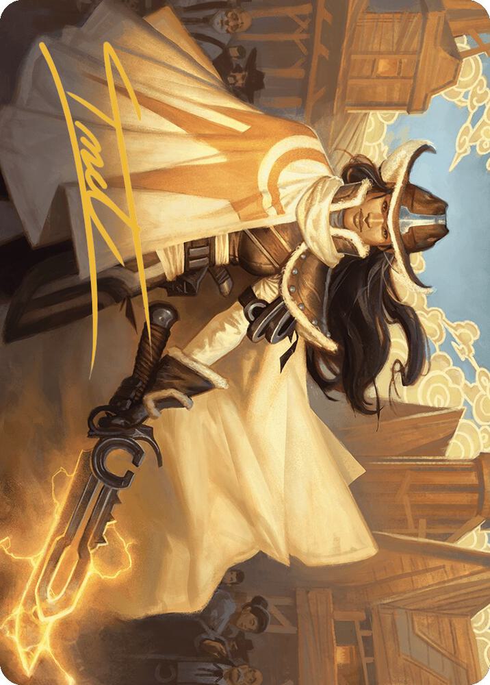 Omenport Vigilante Art Card (Gold-Stamped Signature) card image