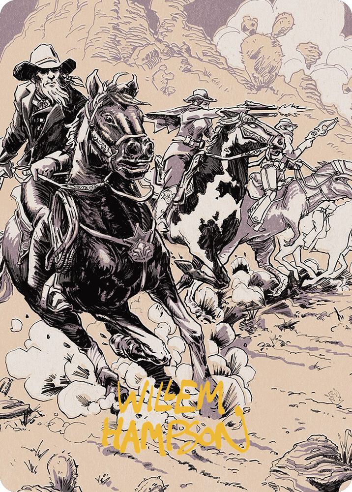 Overwhelming Forces Art Card (Gold-Stamped Signature) card image
