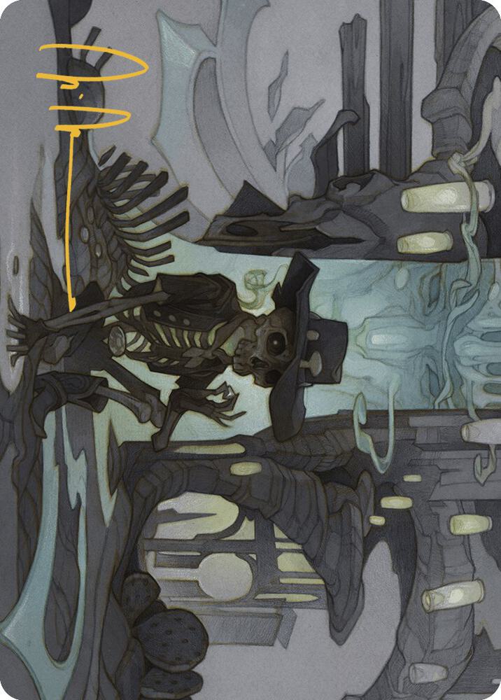 Tinybones Joins Up Art Card (Gold-Stamped Signature) card image