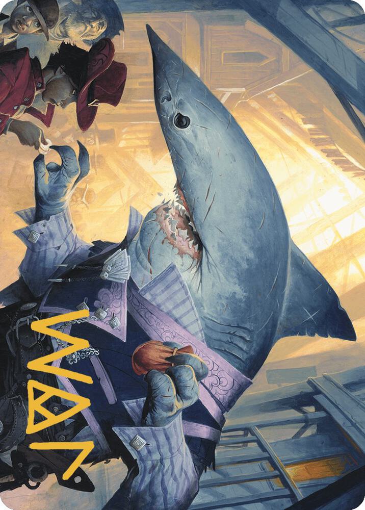 Loan Shark Art Card (Gold-Stamped Signature) card image