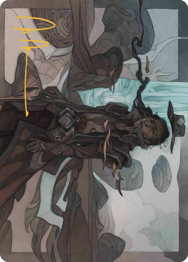 Annie Joins Up Art Card (Gold-Stamped Signature) card image