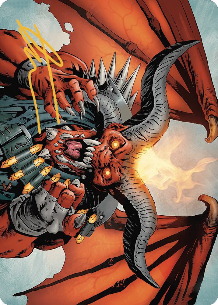 Rakdos, the Muscle Art Card (Gold-Stamped Signature) card image