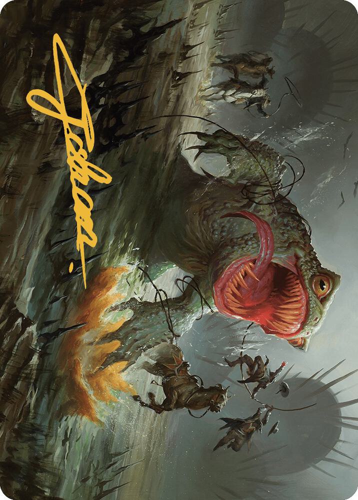 The Gitrog, Ravenous Ride Art Card (Gold-Stamped Signature) card image