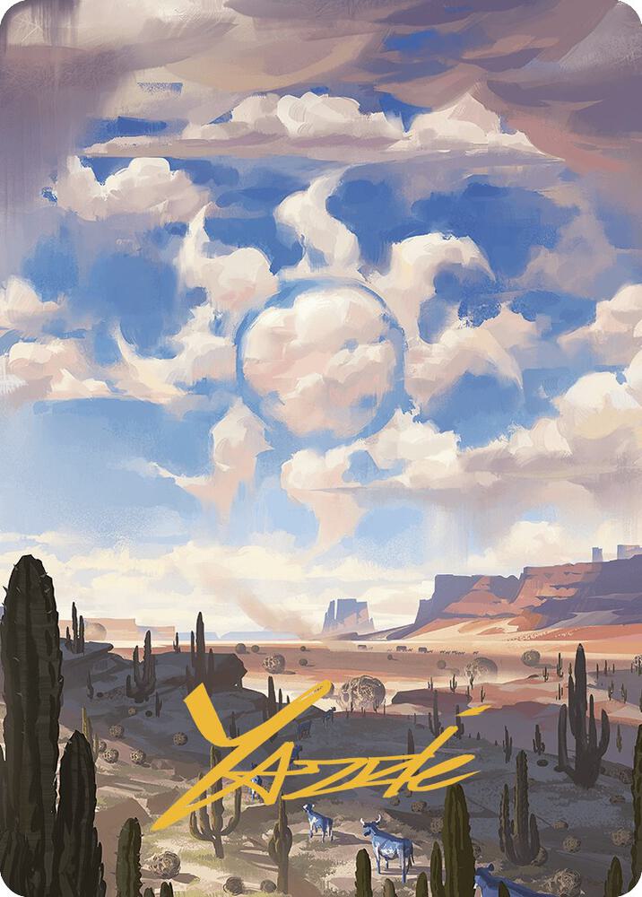 Plains Art Card (Gold-Stamped Signature) card image