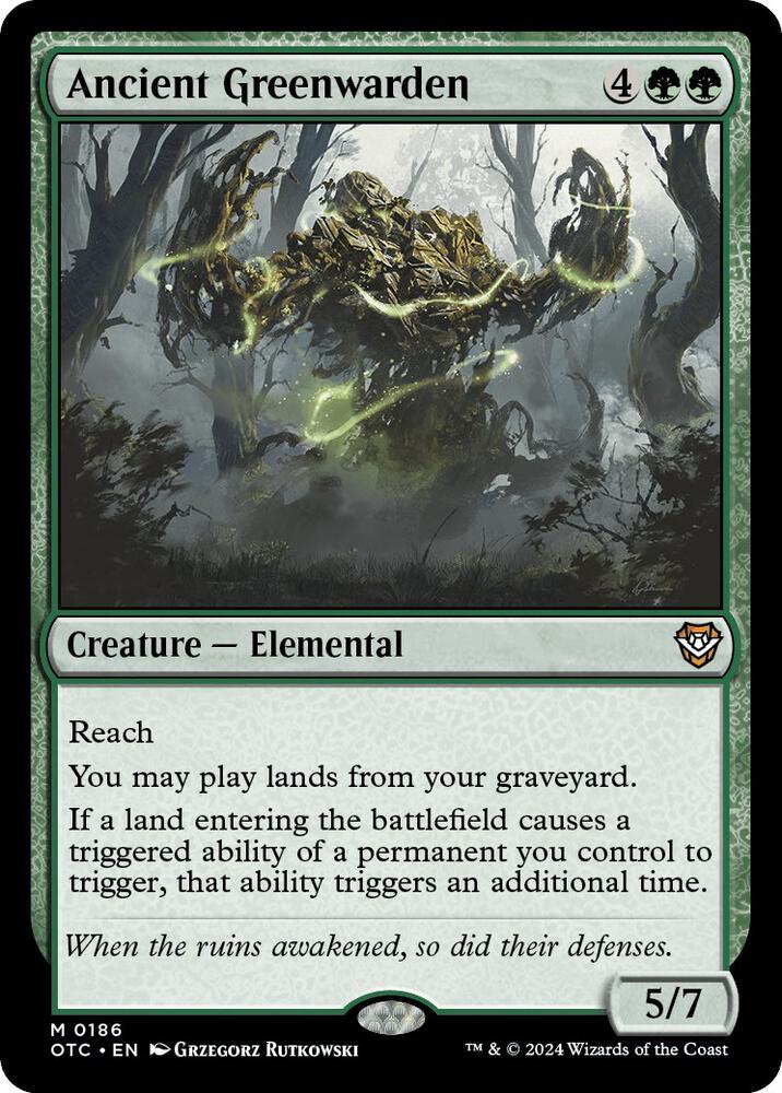 Ancient Greenwarden card image