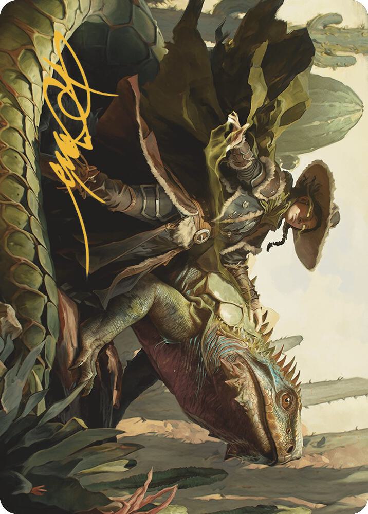 Outcaster Trailblazer Art Card (Gold-Stamped Signature) card image