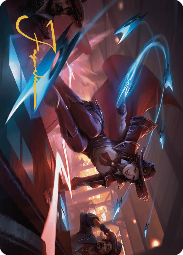 Slick Sequence Art Card (Gold-Stamped Signature) card image