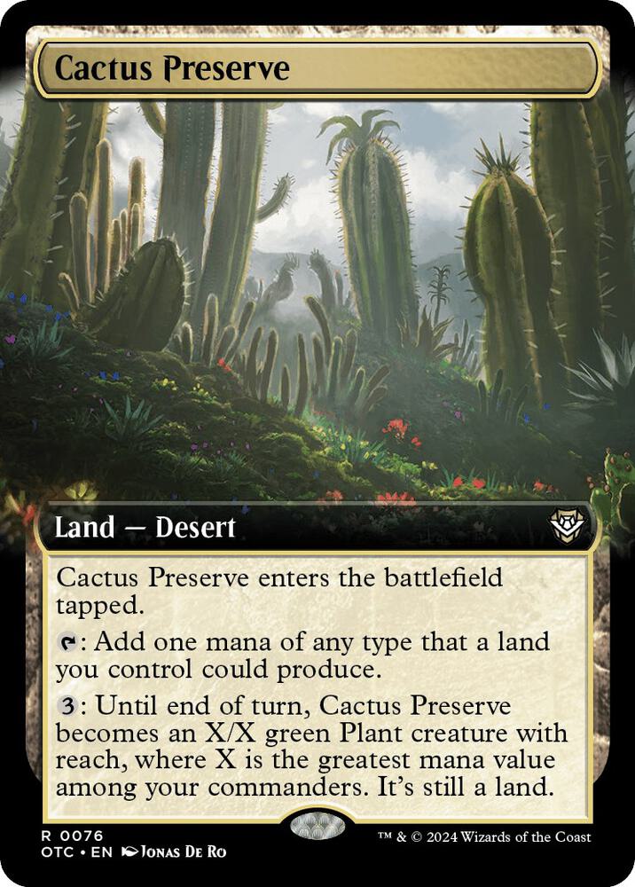 Cactus Preserve (Extended Art) card image