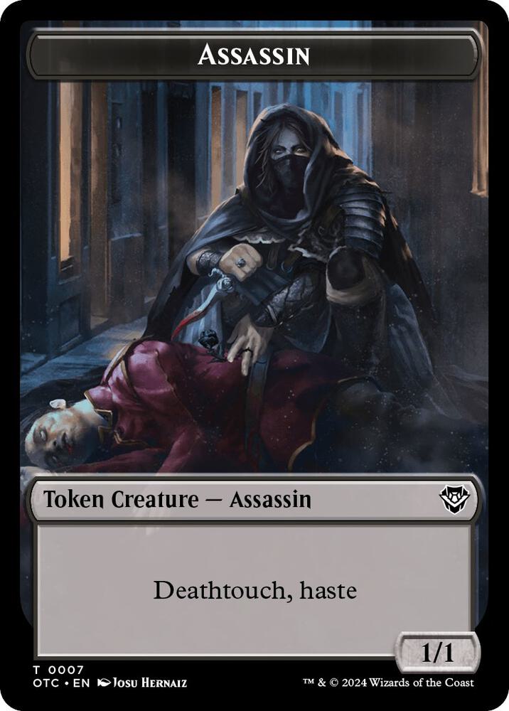 Assassin // Food Double-Sided Token card image