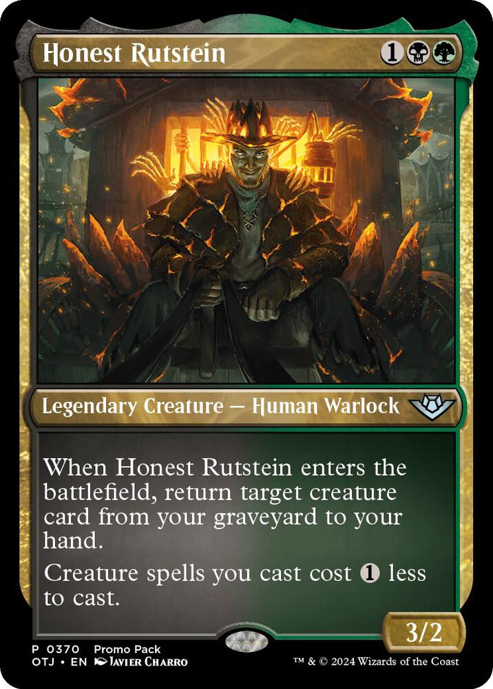 Honest Rutstein card image