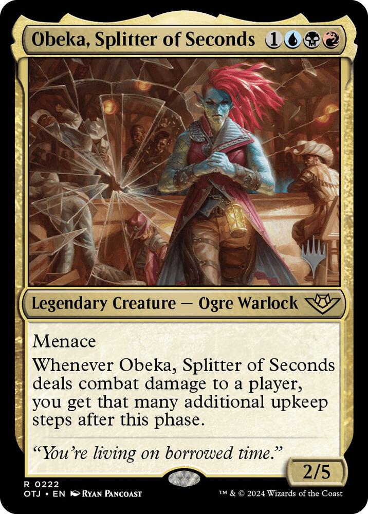 Obeka, Splitter of Seconds card image
