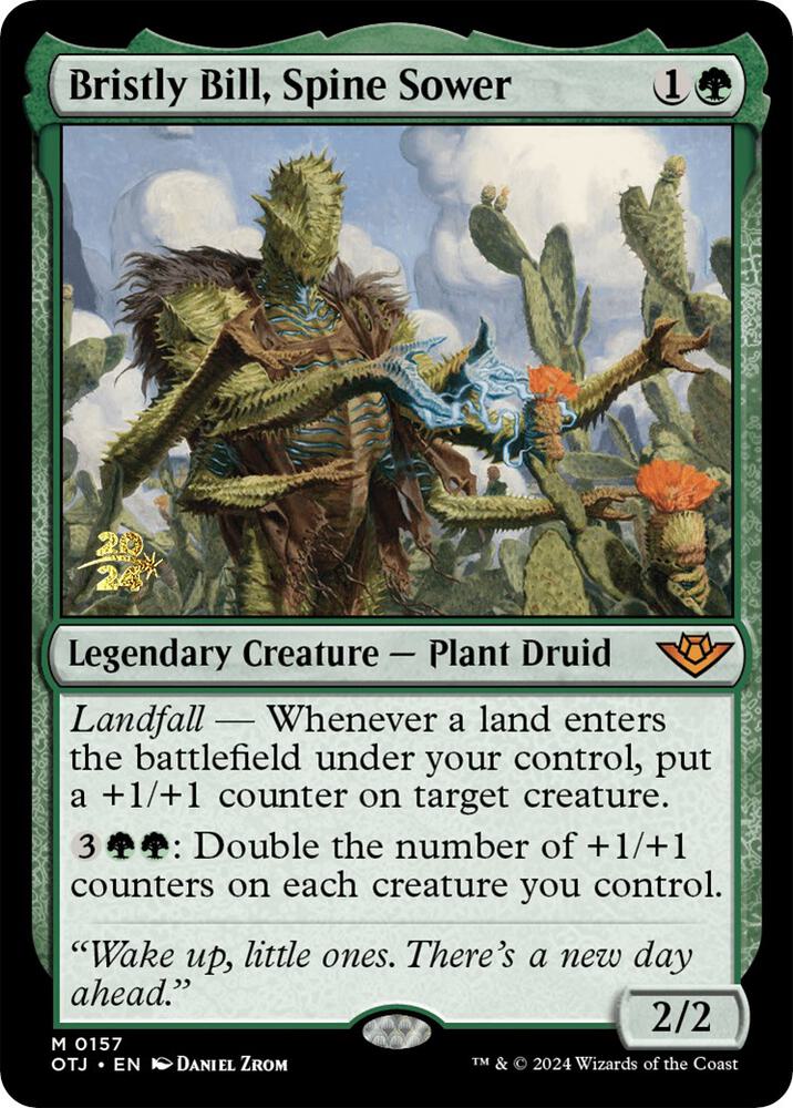 Bristly Bill, Spine Sower card image