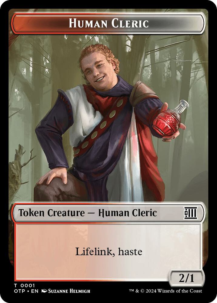 Human Cleric Token card image