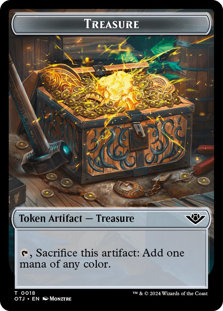 Treasure // Scorpion Dragon Double-Sided Token card image