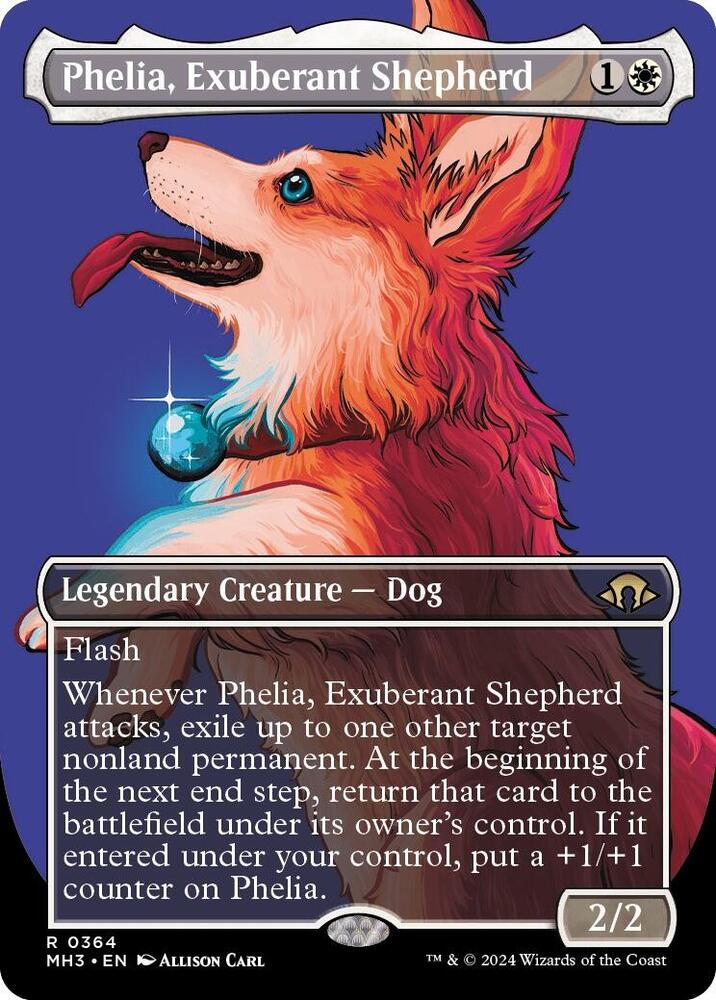 Phelia, Exuberant Shepherd (Borderless) card image