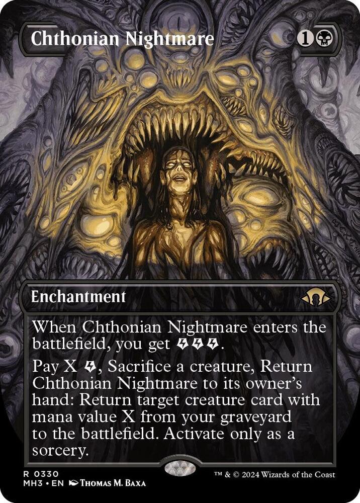 Chthonian Nightmare (Borderless) card image