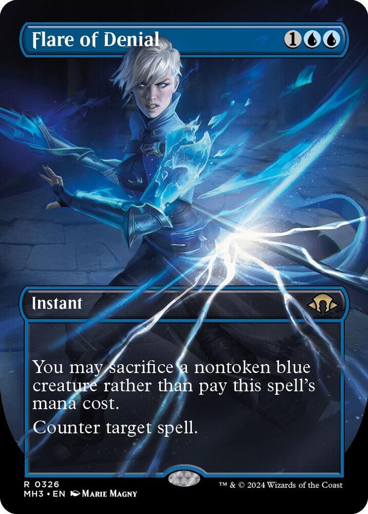 Flare of Denial (Borderless) card image