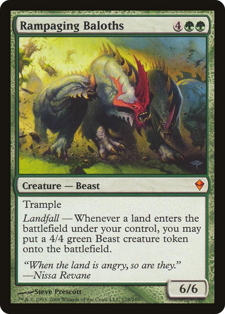 Rampaging Baloths (Zendikar) card image
