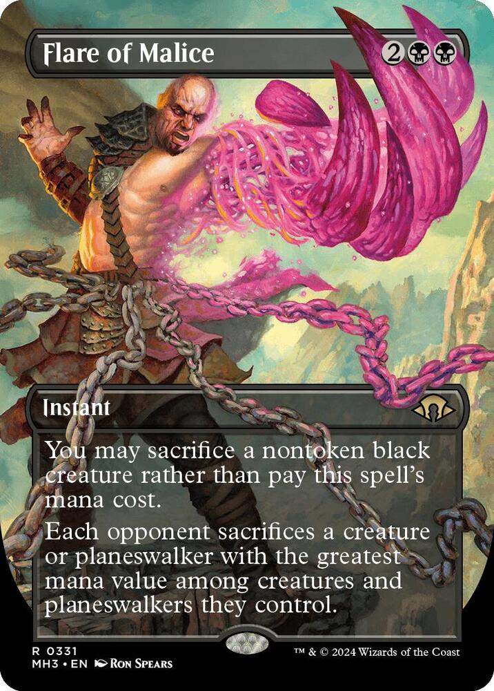 Flare of Malice (Borderless) card image