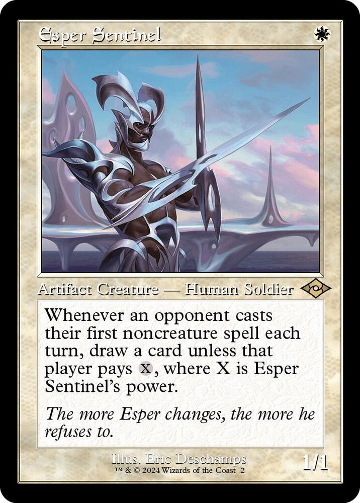 Esper Sentinel (Retro Frame) card image